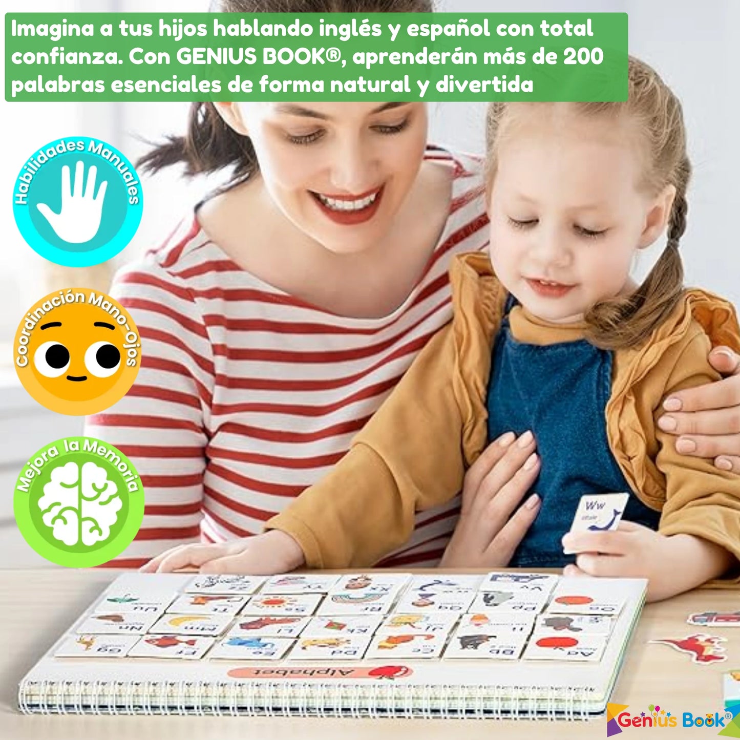 Entrena 7 Habilidades Claves en la Educación de tus Hijos con Genius Book®