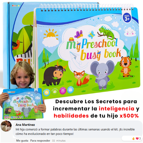 Desarrolla Todos los Sentidos de tus Hijos con Genius Book® Bilingüe